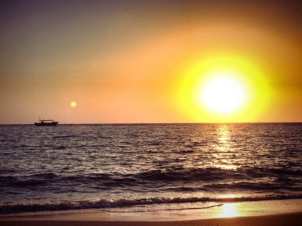 Stunning Sunset At The Egyptian Shore