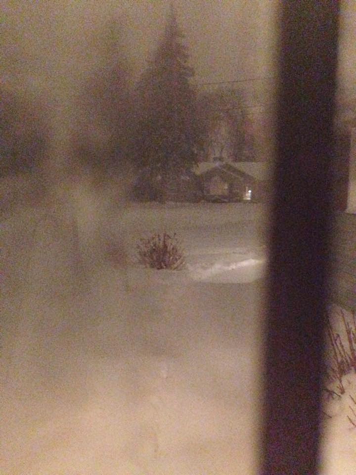 A Blizzard Begins And The Snow Drifts