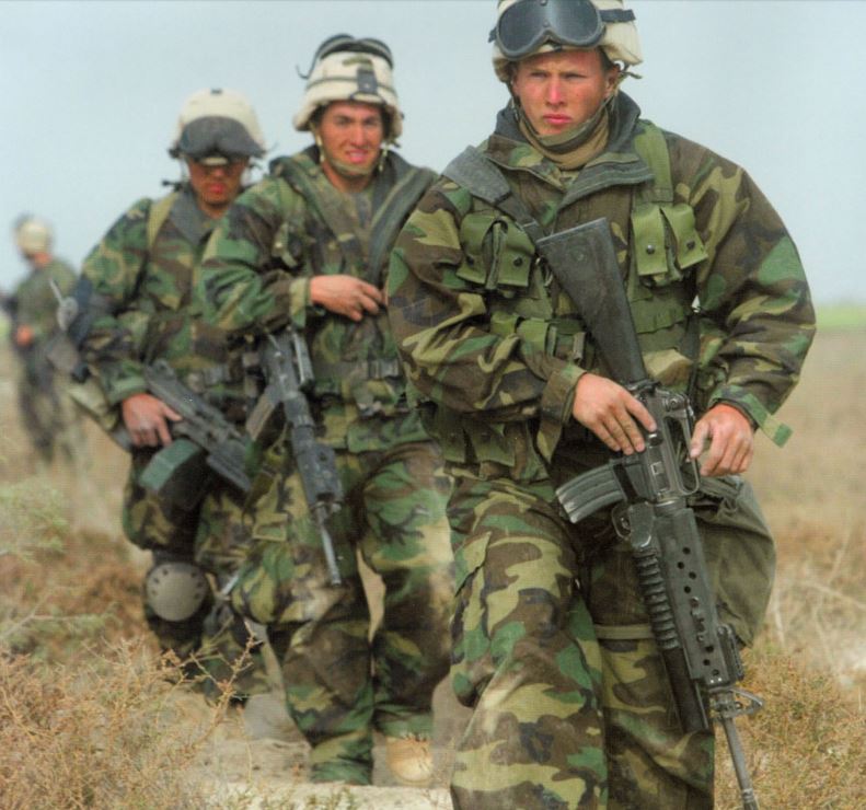 U.S. Marines in Iraq (U.S. Marine Corps photo) .